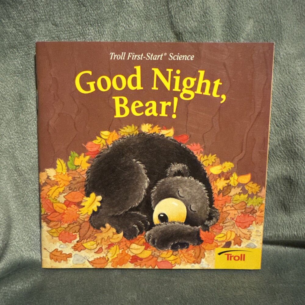 Vintage 1998 Good Night, Bear Troll First-Start Science